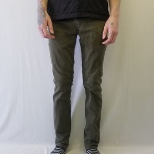 Levis Army Green 511 Skinny Jeans